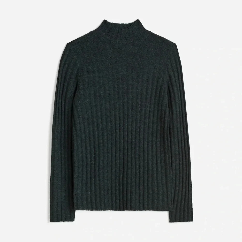 Madewell Women’s Alpaca-Blend Mockneck Sweater